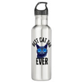 Best Cat Dad Ever Waterfles (Voorkant)