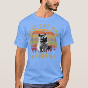 Best Cat Dad EverFunny Cat Father Day 2022 T-shirt