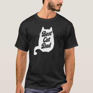 Best Cat Dad Kat Papa Kitten Father T-shirt