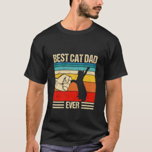 Best Cat Dad Oost Cat Dad Vaderdag 1 T-shirt