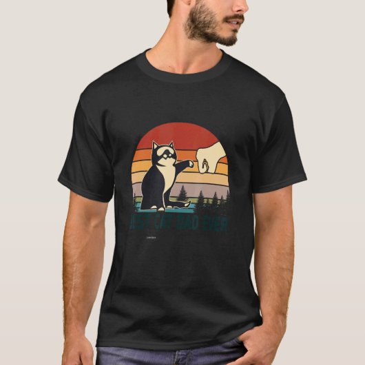 Best Cat Dad Oost Cat Vaderdag T-shirt (Voorkant)