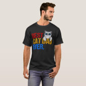 Best Cat Dad Oost Fun Cat owner Kat vader T-shirt (Voorkant volledig)