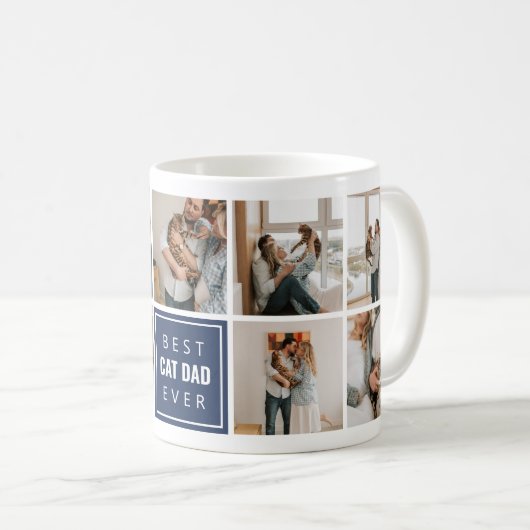 Best Cat Dad over Coffee Mok (Voorkant rechts)