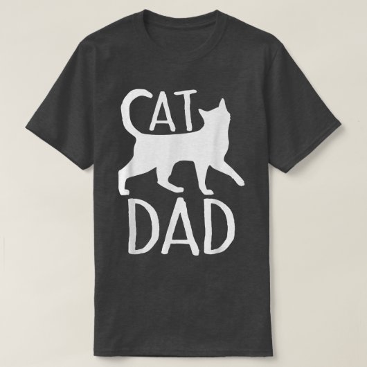 Best Cat Dad Shirt Fathers Day Kat Papa Ch (Design voorkant)