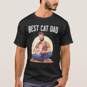 Best Cat Dad T-shirt (Voorkant)