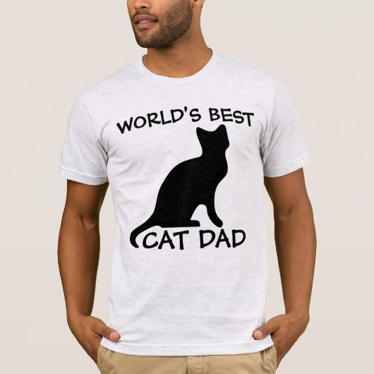 Best Cat Dad T-shirts ter wereld (Voorkant)