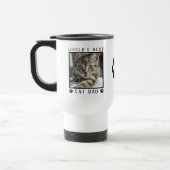 Best Cat Dad ter wereld schildert print name foto  Reisbeker (Links)