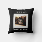 Best Cat Ever Persoonlijke foto van huisdier Aange Kussen (Achterkant)