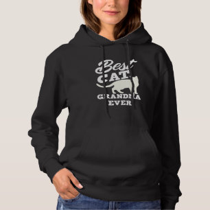 Best Cat Grandma Ever Cat Owner Granny Cat Hoodie
