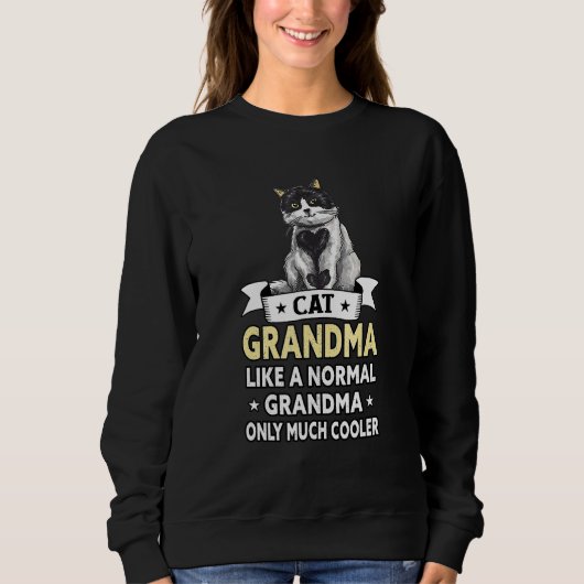 Best Cat Grandma Ever Cat Trui (Voorkant)