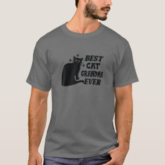 Best Cat Grandma Ever Grandmoeder houdt van katten T-shirt