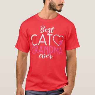 Best Cat Grandma Ever Kitty Cat Lover T-shirt