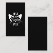 Best Cat Grandmoeder Funny Cat Lady Grandma Visitekaartje (Voorkant / Achterkant)