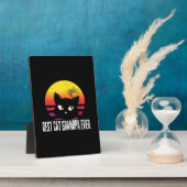 Best Cat Grandpa Ever | Cat Retro Cft Fotoplaat (Zijkant)