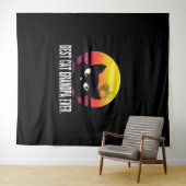 Best Cat Grandpa Ever | Cat Retro Cft Wandkleed (In Situ (horizontaal))