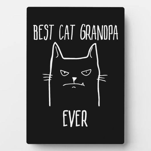 Best Cat Grandpa Ever - Kitty Papa Fotoplaat (voorkant)