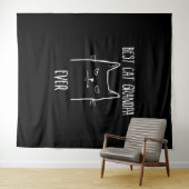 Best Cat Grandpa Ever - Kitty Papa Wandkleed (In Situ (horizontaal))