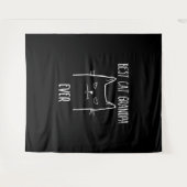 Best Cat Grandpa Ever - Kitty Papa Wandkleed (Voorkant (horizontaal))