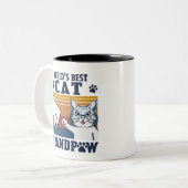Best Cat Grandpa Tweekleurige Koffiemok (Voorkant links)