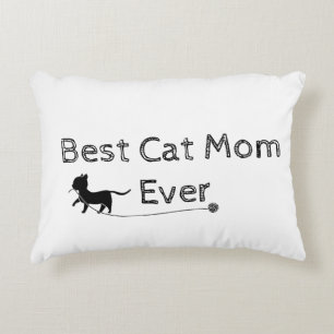 Best Cat Mam Ever Accent Kussen