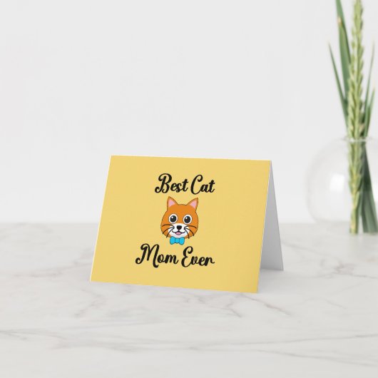 Best Cat Mam Ever Bedankkaart (Voorkant)