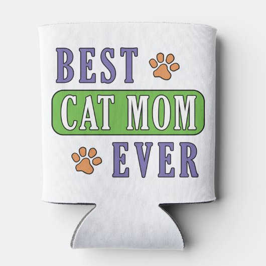 Best Cat Mam Ever Blikjeskoeler (Achterkant)