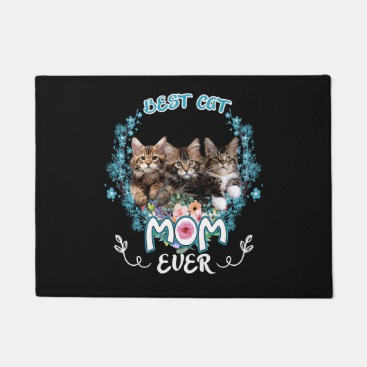 Best Cat Mam Ever Deurmat (Voorkant)