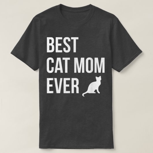 Best Cat Mam Ever Funny Cat Lady Kat Kitten T-shirt (Design voorkant)