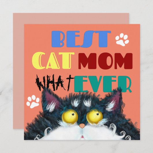 Best Cat Mam Ever | Gekke kat Lovers Funny (Voorkant / Achterkant)