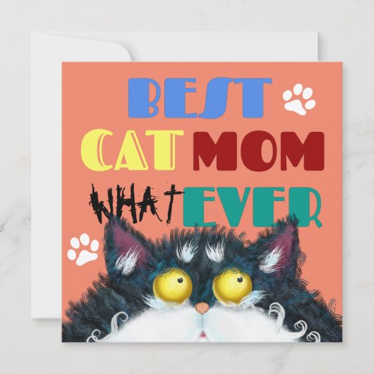 Best Cat Mam Ever | Gekke kat Lovers Funny (Voorkant)