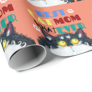 Best Cat Mam Ever   Gekke kat Lovers Funny Cadeaupapier