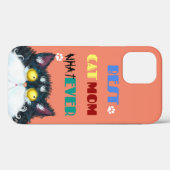Best Cat Mam Ever | Gekke kat Lovers Funny Case-Mate iPhone Case (Achterkant (horizontaal))