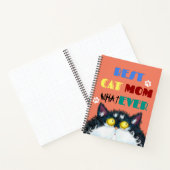 Best Cat Mam Ever grumpy cat grappige cartoon Notitieboek (Binnen)