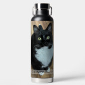 Best Cat Mam Ever Kaart moederdag Waterfles (Voorkant)