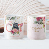 Best Cat Mam Ever Kitten Illustration Moederdag Koffiemok