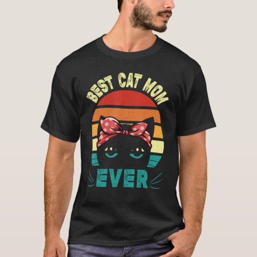 Best Cat Mam Ever Meow Mam  Women Messine B T-shirt (Voorkant)