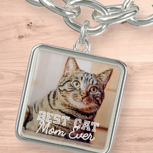 Best Cat Mam Ever Moderne Custom Pet Foto Armband
