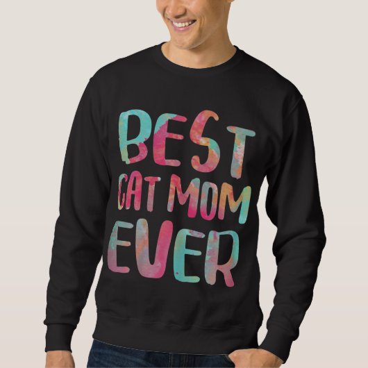 Best Cat Mam Ever Moederdag Gift Trui (Voorkant)