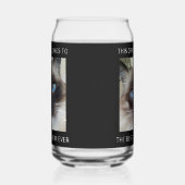 Best Cat Mam Ever Photo Black Blikvorm Glas (Links)