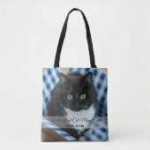 Best Cat Mam Ever Photo Canvas tas (Voorkant)
