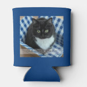 Best Cat Mam Ever Photo Sierkussen Blikjeskoeler (Achterkant)