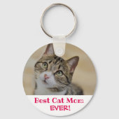 Best Cat Mam Ever Photo Sleutelhanger (Voorkant)