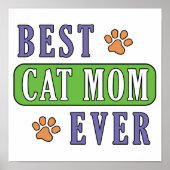 Best Cat Mam Ever Poster (Voorkant)