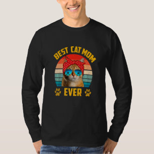 Best Cat Mam Ever Retro  Best Cat Mam Mothe T-shirt