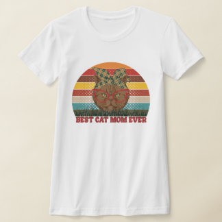Best Cat Mam Ever T-shirt personaliseren