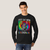 Best Cat Mam Ever Tie Dye Cat Mam Moederdag F T-shirt (Voorkant volledig)