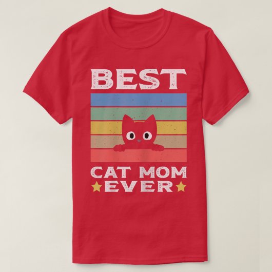 Best Cat Mam Ever Women's Cat Mum T-shirt (Design voorkant)