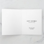 Best Cat Mam Foto Rustic Happy Birthday Kaart (Binnen)