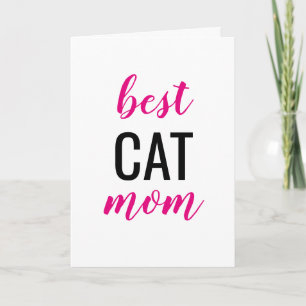 Best Cat Mam Moederdag Kaart