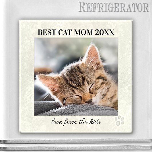 Best Cat Mam Moederdag Photo Magnet
